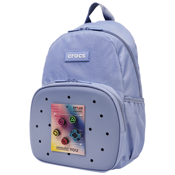 Crocs™ Back to School Blue Backpack with Game Jibbitz™ Charms