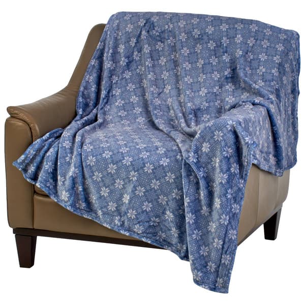 Ashley Cooper&#8482; Fair Isle & Snowflake Throw