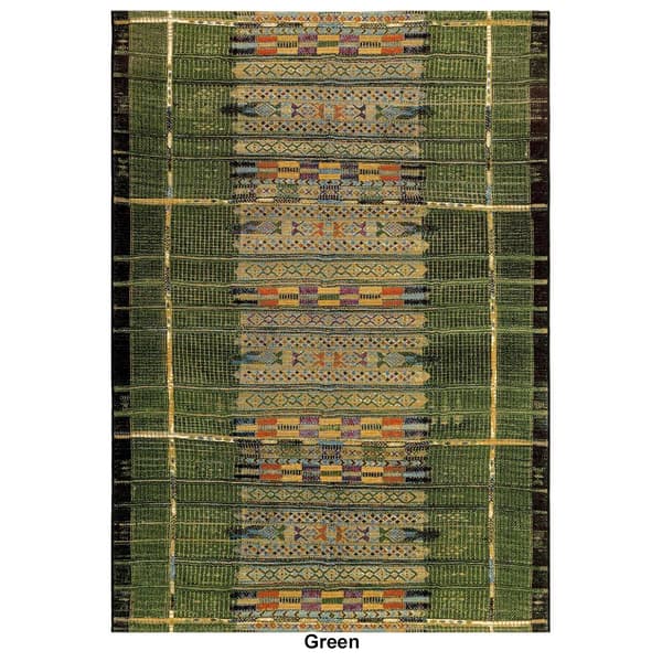 Liora Manne Marina Tribal Stripe Rectangular Large Area Rug