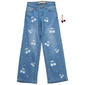 Girls (7-16) Celebrity Ace Wide Leg Cherry Print Jeans - image 1