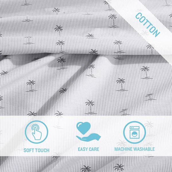 Tommy Bahama Kew Palms 200TC 4pc. Cotton Percale Sheet Set