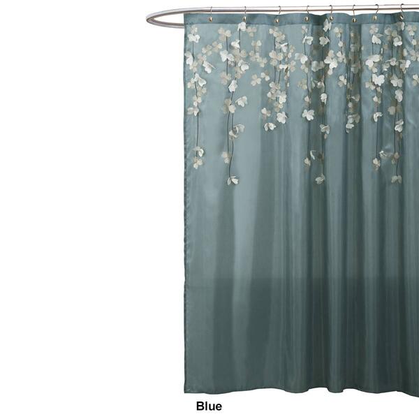 Lush D&#233;cor&#174; Flower Drops Shower Curtain