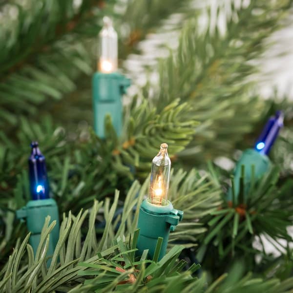 Northlight Seasonal 100ct. LED Blue & White Christmas Light Set