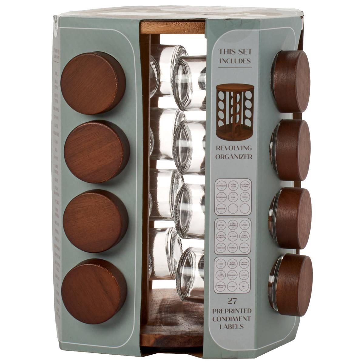 Gourmet Kitchen 16pc. Spice Spinner Rack