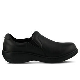 Womens Spring Step Professional Woolin Clogs - Black