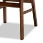 Baxton Studio Euclid Walnut Brown Wood 2pc. Dining Chair Set - image 5