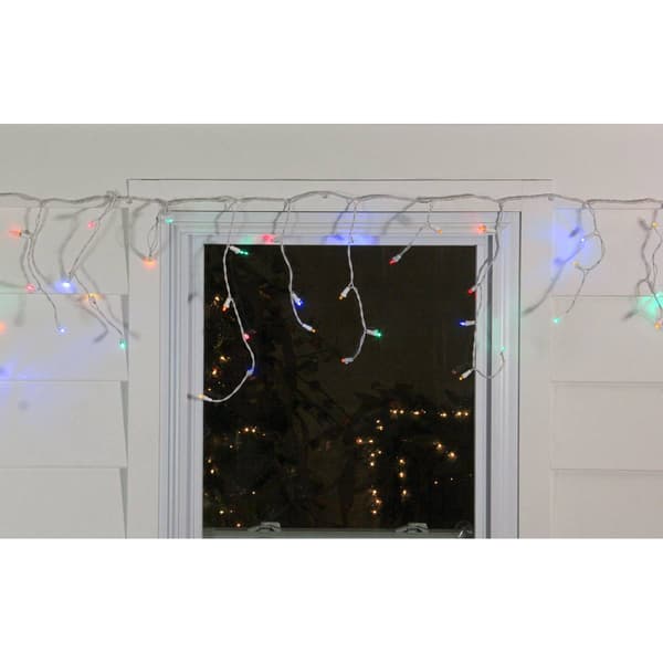 Northlight 100ct. Multi Color LED Christmas Icicle Lights