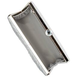 D''Margeaux Shirred Clutch With Chain