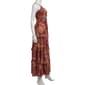 Juniors Angie Floral Gauze Twist Front Tier Maxi Slip Dress - image 4