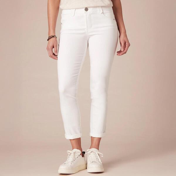 Womens Democracy Absolution&#40;R&#41; Crop Skinny Jeans - Optic White - image 