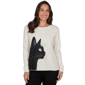 Womens Skye''s the Limit Wild Romance Long Sleeve Cat Sweater - image 1
