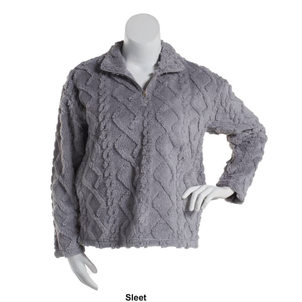 Womens Jason Maxwell Poly Cable Cozy Sweater