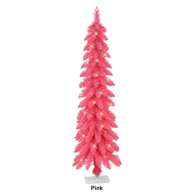 Puleo International 4ft. Pre-Lit Artificial Alpine Christmas Tree