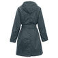 Womens Capelli Mid Length Simple Dot Print Trench Coat - image 2