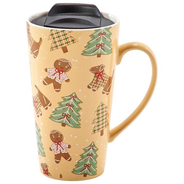 Godinger 18oz. Gingerbread Icons Mug - image 