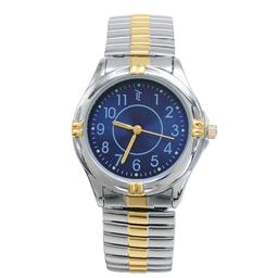 Mens 36mm Two-Tone Case & Stretch Bracelet Watch - MWLTBV-12