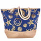 Renshun Metallic Nautical Beach Tote - image 2