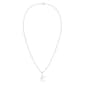 Nova Star® Sterling Silver Lab-Grown Diamond Initial K Pendant - image 2