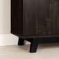 South Shore Bellami Rubbed Black Buffet w/Wine Storage - image 5