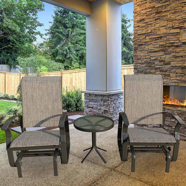 Crystal River 3pc. Aluminum Seating Set - image 
