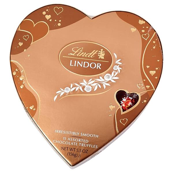 Lindor 5.5oz. Assorted Chocolate Heart - image 