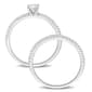 Diamond Classics™ 14kt. White Gold 1/2ct. Diamond Bridal Ring Set - image 3