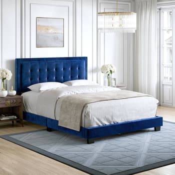 Boyd Sleep Grand Elegance Perry Upholstered Platform Bed Frame - Boscov's