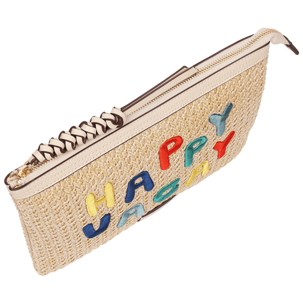 Tommy Bahama Happy Vacay Raffia Clutch