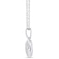 Nova Star® Sterling Silver 1/8ctw. Lab Grown Diamond Paw Pendant - image 3