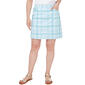 Womens Hearts of Palm Spring Into Action Spring Plaid Skort - image 1