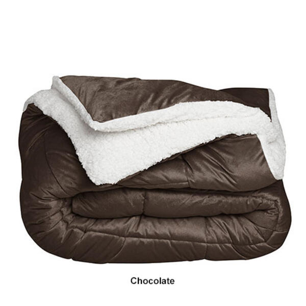 Swift Home Luxurious Sherpa Faux Fur Comforter Set