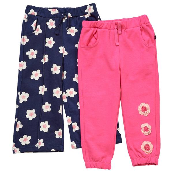 Toddler Girl Limited Too(tm) Floral Crochet 2pk. Joggers Set - image 