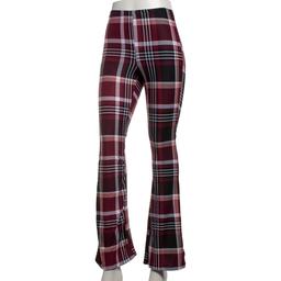 Juniors Jolie & Joy Kora Plaid Yummy Flare Leggings
