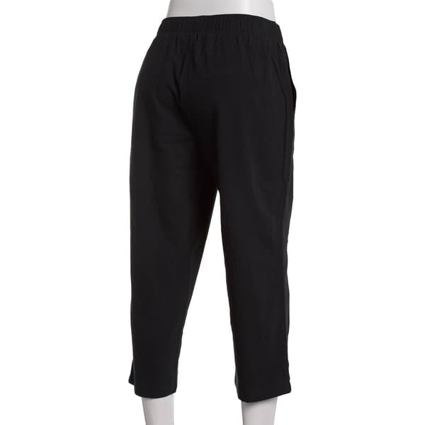 Petite Emily Daniels Cotton Sheeting Solid Capri Pants