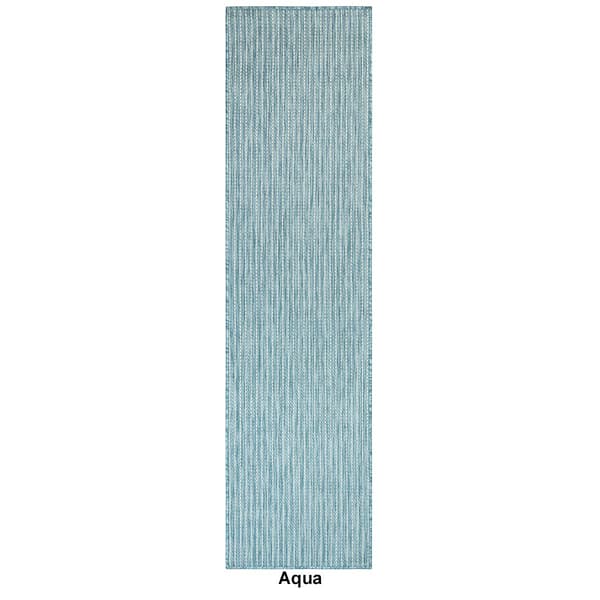 Liora Manne Carmel Texture Stripe Indoor/Outdoor Runner