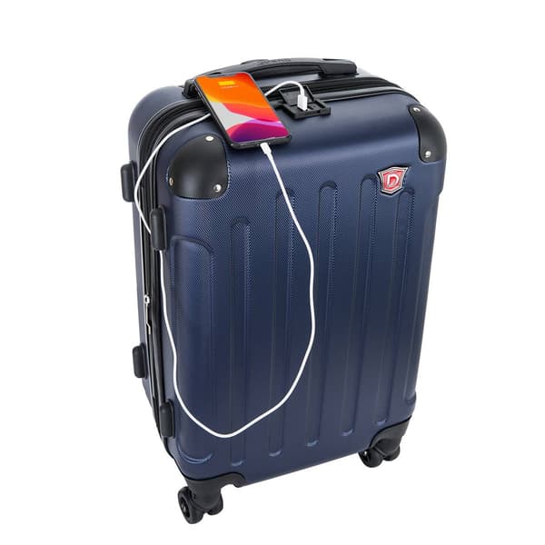DUKAP Intely Smart Hardside 2pc. Luggage Set w/ USB & Scale