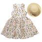 Girls &#40;7-12&#41; Little Lass&#174; Sleeveless Floral Eyelet Dress with Hat - image 3