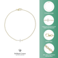 Brilliant Grown 18kt Gold-Plated Lab-Grown Diamond Cross Bracelet - image 5