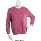 Womens Hasting & Smith Long Sleeve Basic Fleece Crew Neck Top - image 8