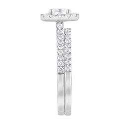Nova Star® 14kt. White Gold 1ctw. Lab Grown Diamond Oval Ring