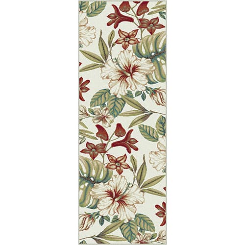 Tayse Capri Tracy Ivory Runner Rug - image 