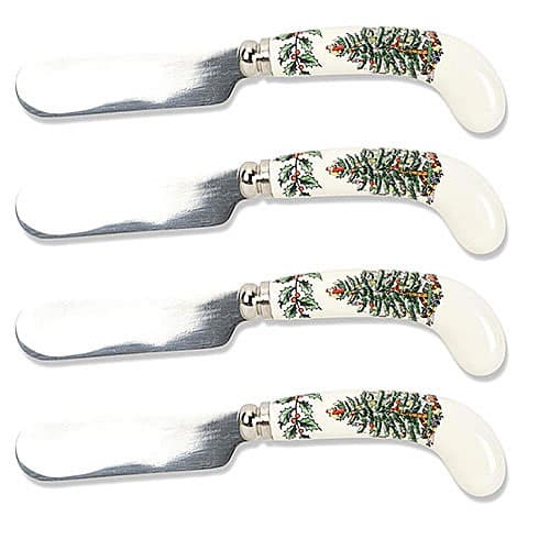 Spode Set of 4 Christmas Tree Spreaders - image 