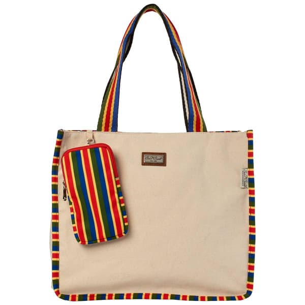 Caribbean Joe Summer Stripes Tote - image 