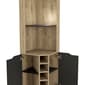 FM FURNITURE Grace Macadamia Corner Bar Cabinet - image 4