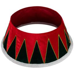 Northlight Seasonal 25in. Red and Green Christmas Tree Collar