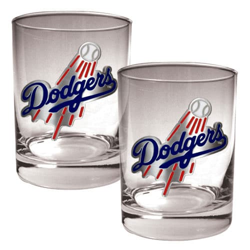 MLB Los Angeles Dodgers 2pc. Rocks Glass Set - image 