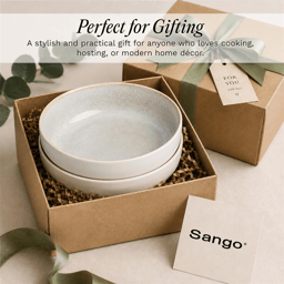 Sango Anderson Cream 10in. Large Ceramic Serving Bowl - Set of 2