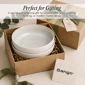 Sango Anderson Cream 10in. Large Ceramic Serving Bowl - Set of 2 - image 6