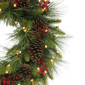 Puleo International Pre-Lit Christmas Wreath with Pinecones - image 4