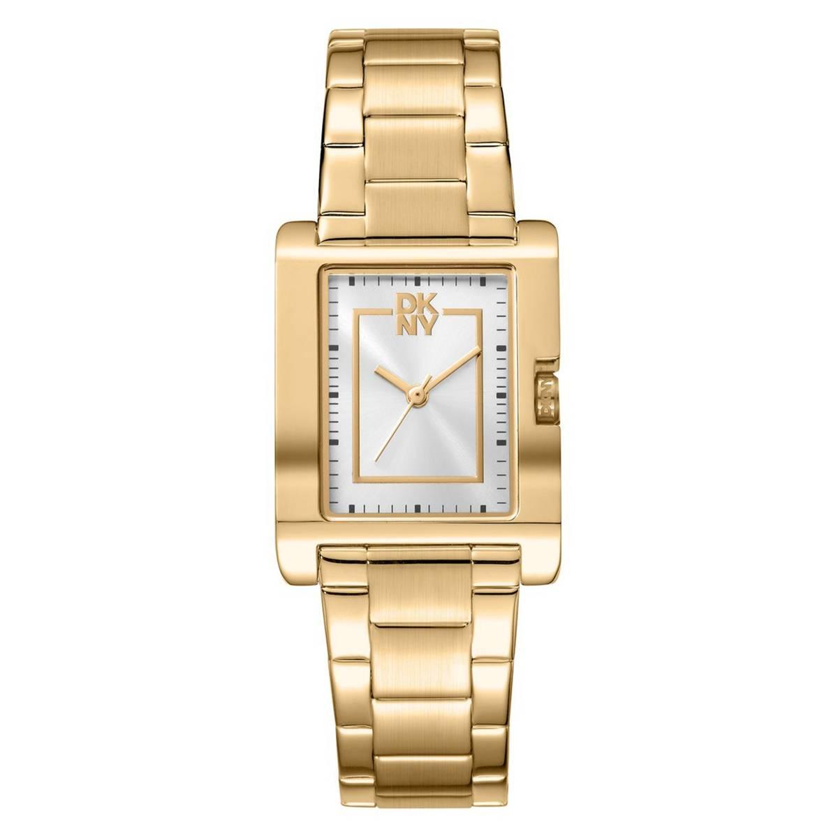 Womens DKNY Westside Midi Gold-Tone Bracelet Watch - DK1L007M0055